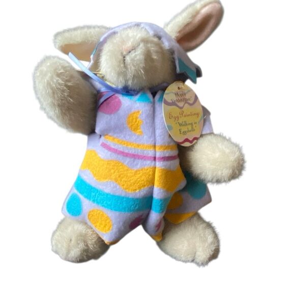 Vintage Muffy Vanderbear Egg Painting Plush Valentines Hoppy VanderHare Spring - Picture 4 of 7